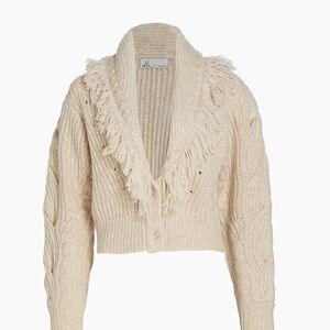 dh New York
Mika Fringe-Trim Cardigan nwot